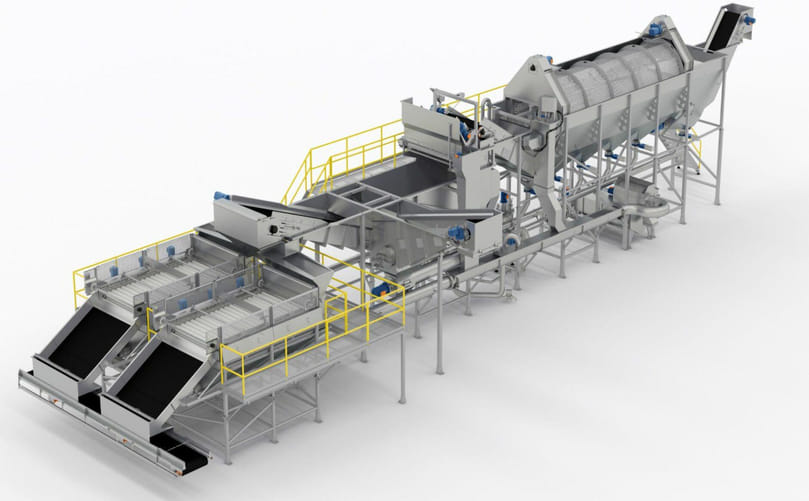 Multi-Stage Potato Washing Line: Integrated Cleaning Technologies