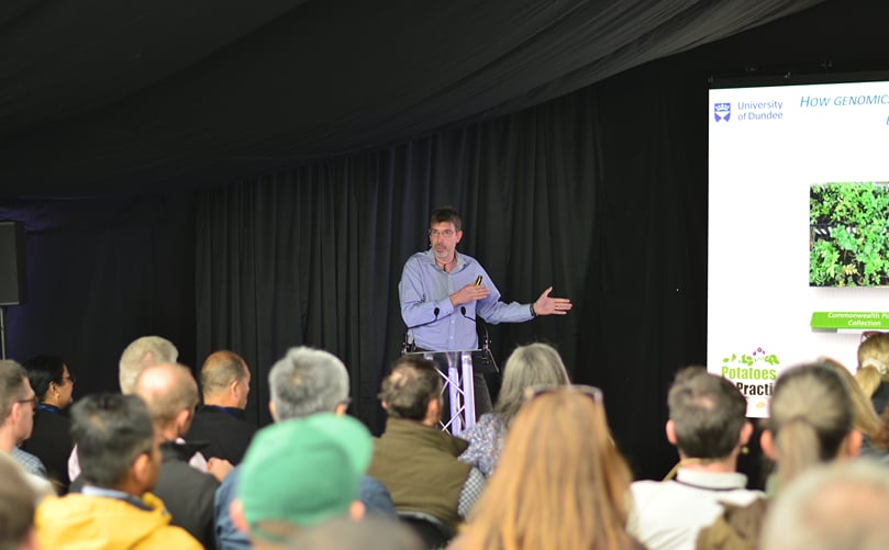 Professor Ingo Hein highlights the power of potato genomics in developing resilient, disease- and climate-tolerant varieties at PiP 2025 Professor Ingo Hein highlights the power of potato genomics in developing resilient, disease- and climate-tolerant varieties at PiP 2025