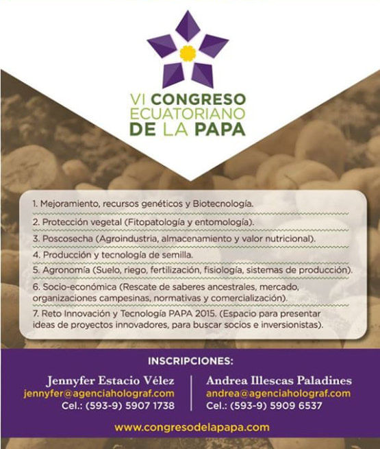 VI Congreso Ecuatoriano de la Papa