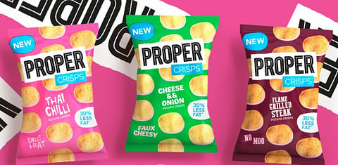 Brand behind popular popcorn and lentil snacks moves into potato crisps.