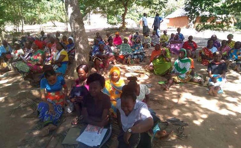 Mijikenda Cultural Village meeting, Rabai, coastal Kenya. (Courtesy: Krystyna Swiderska)