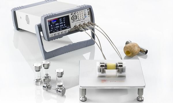 The Pulsemaster Membrana makes it possible to measure the effect of a PEF treatment on the product properties (conductivity)