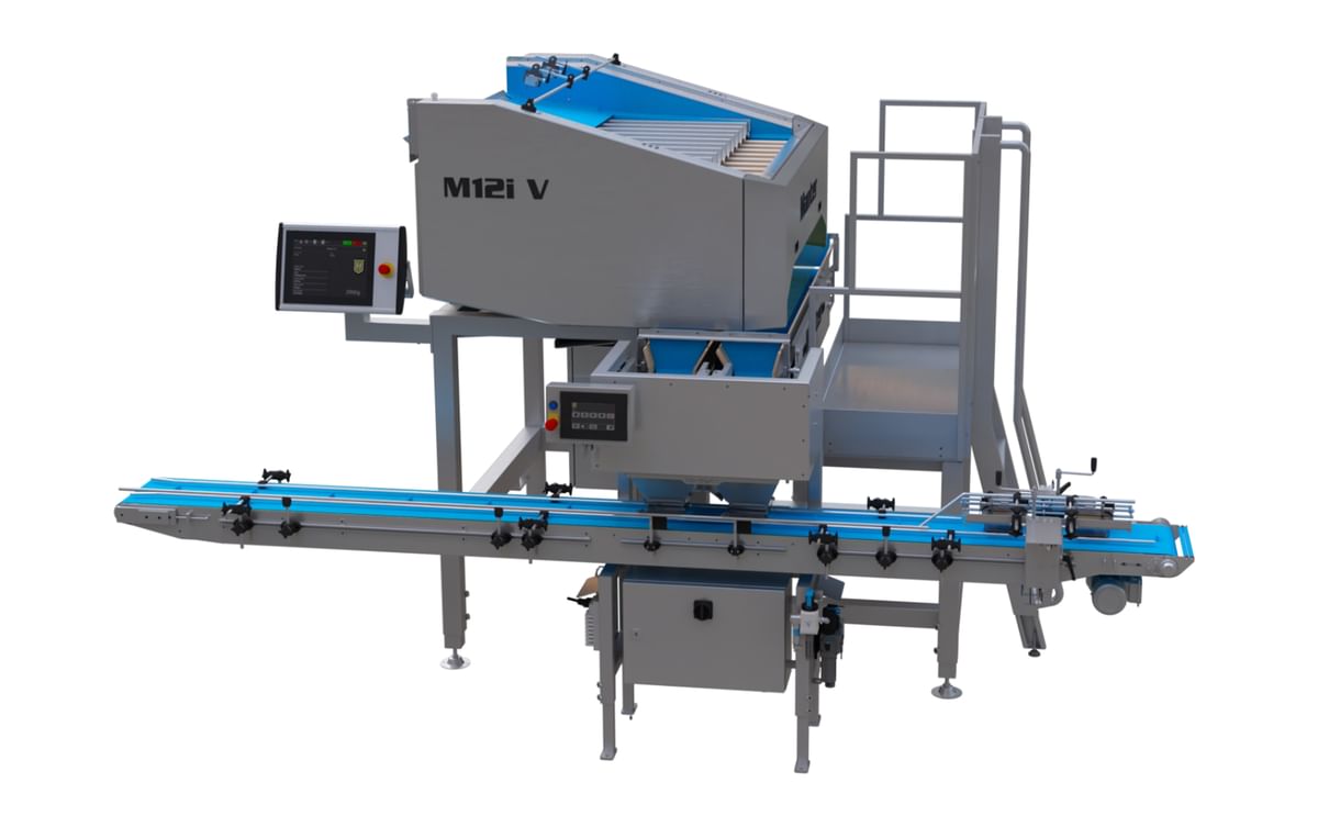 Manter, Punnet Filler in combinatie met M12i V Manter, Punnet Filler in combinatie met M12i V