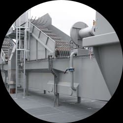 Belt Weed Separator GKA with Optional Compressed Air Weed Lifter DLKH