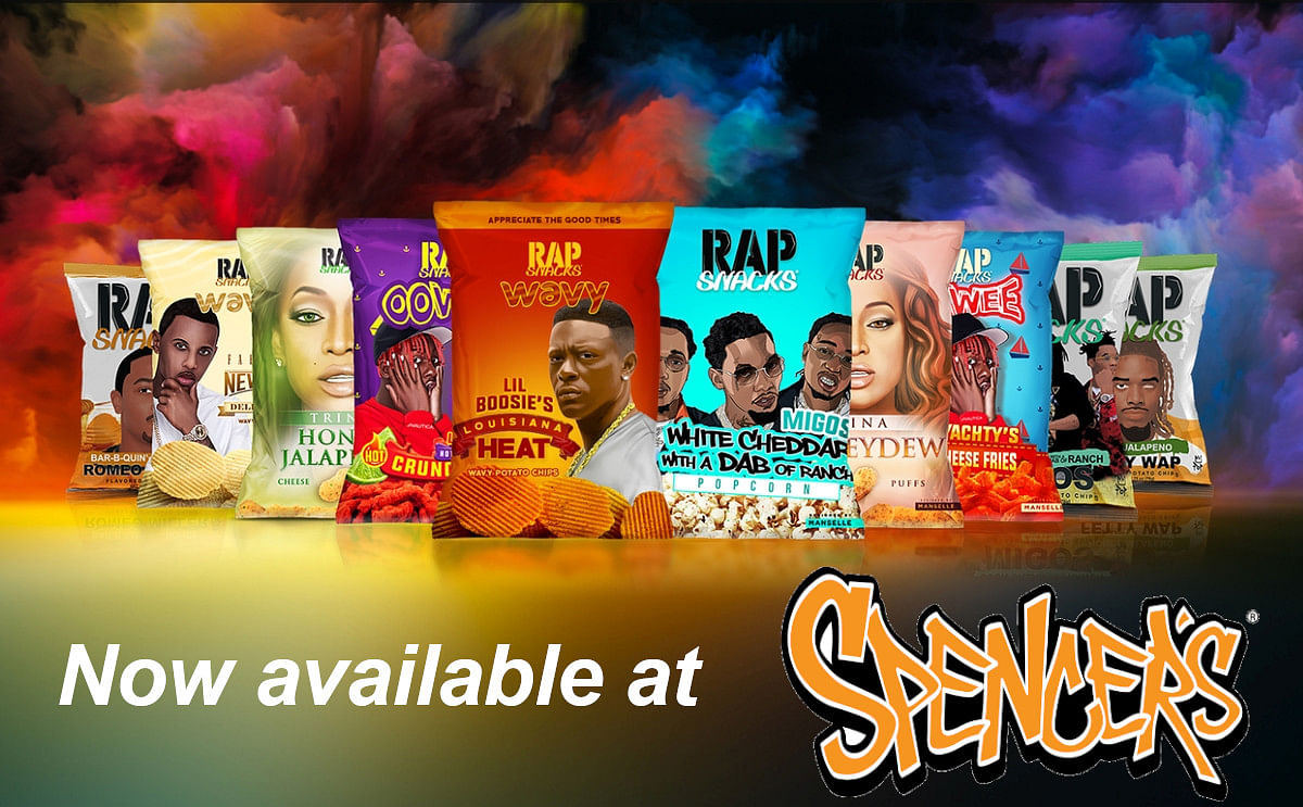 Rap Snacks Partners with Spencer’s to Launch Products In-Store