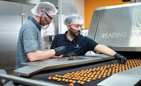RBS specialists demonstrate hands-on pretzel processing techniques in preparation for the Pretzel Training Seminar on February 3–4, 2026. RBS specialists demonstrate hands-on pretzel processing techniques in preparation for the Pretzel Training Seminar on February 3–4, 2026.