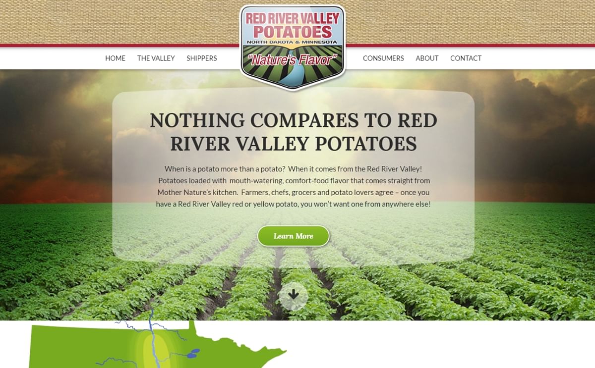 The new NPPGA website dedicated to promoting potatoes grown for the fresh market, branded as Red River Valley Potatoes: RedRiverValleyPotatoes.com