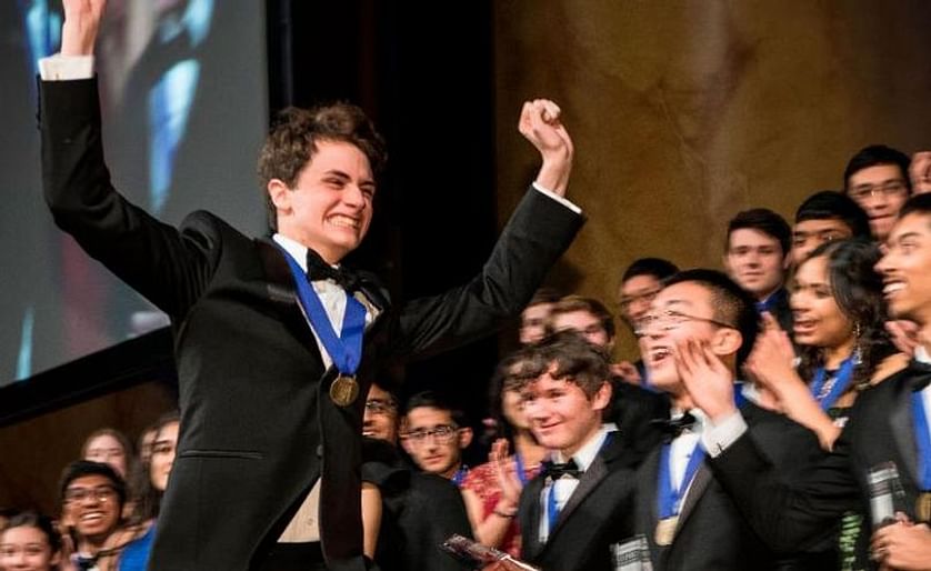 Benjamin 'Benjy' Firester, 18, of New York City, won the top award in the Regeneron Science Talent Search 2018 with a mathematical model that uses disease data to predict how weather patterns could spread late blight spores. (Courtesy: Society for Science