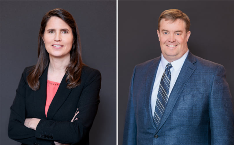 Left to right: Jennifer Gogan and Mike Larsen Left to right: Jennifer Gogan and Mike Larsen