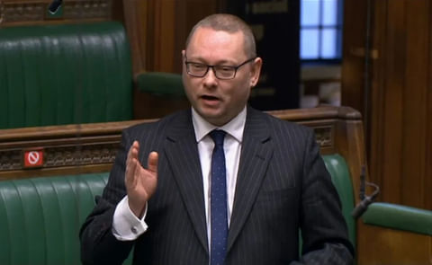 MP Richard Thomson spoke during a debate in the House of Commons. MP Richard Thomson spoke during a debate in the House of Commons.