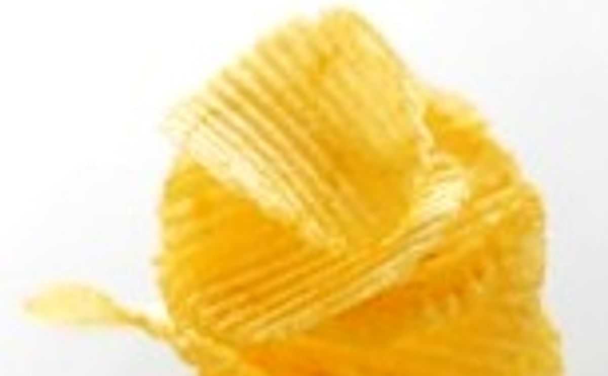 ridged potato chips