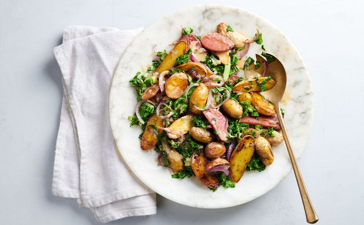 roasted fingerling potato salad roasted fingerling potato salad