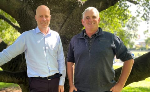 Rob Salmon and John Casswell Rob Salmon and John Casswell