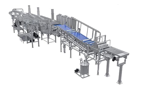 Complete processing line for classic and coated French Fries