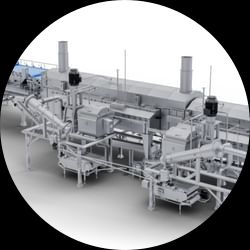 Multi-Zone Chips Frying System