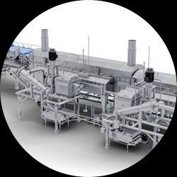 Multi-Zone Chips Frying System