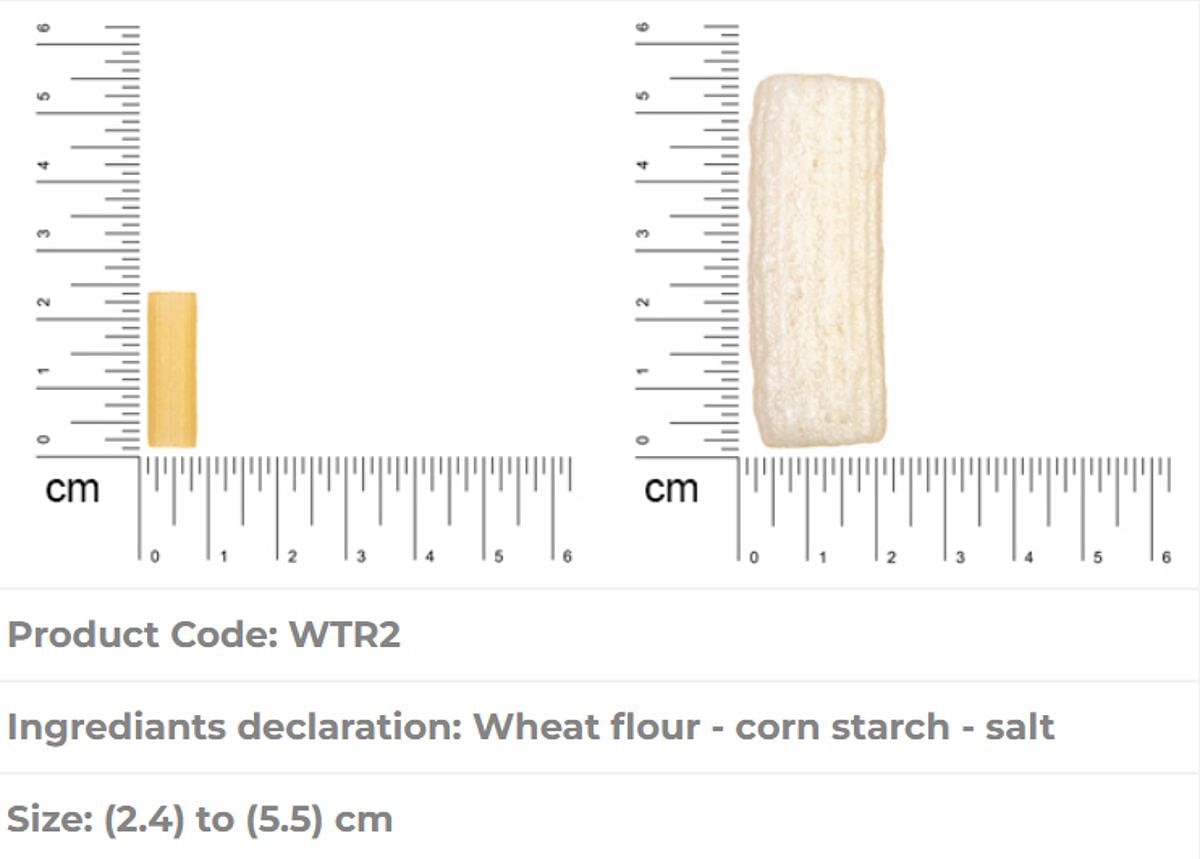 Almounajed Wheat Pellets (Rounded Finger) Specifications