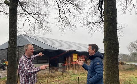 David Fousert, CEO of Royal Avebe, and Erik Emmens, member of Avebe from Zeijen David Fousert, CEO of Royal Avebe, and Erik Emmens, member of Avebe from Zeijen