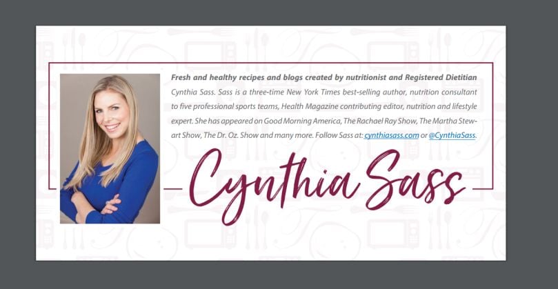 Start Out Fresh e-cookbook by Cynthia Sass Start Out Fresh e-cookbook by Cynthia Sass