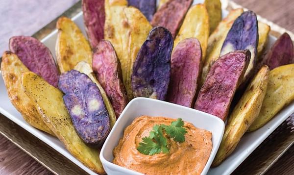 A new crop of fingerlings means... Party Potatoes are back!