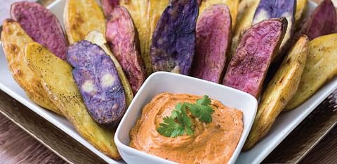 A new crop of fingerlings means... Party Potatoes are back!