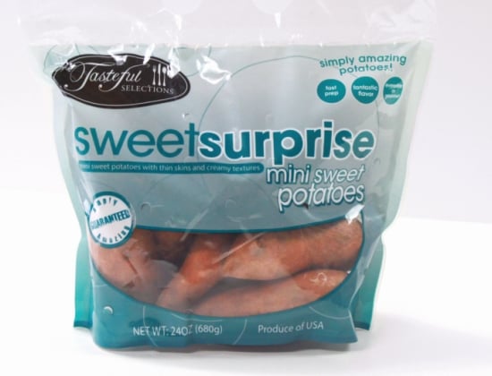 Packaging of the Tasteful Selections Sweet Surprise mini sweet potatoes Packaging of the Tasteful Selections Sweet Surprise mini sweet potatoes