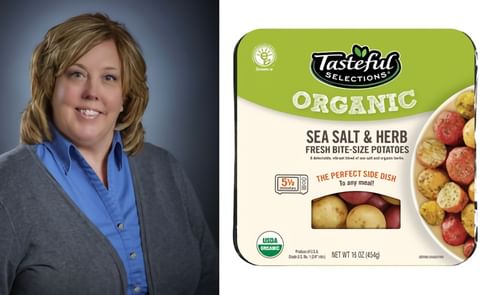 The tray is not only compostable and recyclable but also oven-safe and microwaveable, said Rachel Atkinson-Leach. The tray is not only compostable and recyclable but also oven-safe and microwaveable, said Rachel Atkinson-Leach.