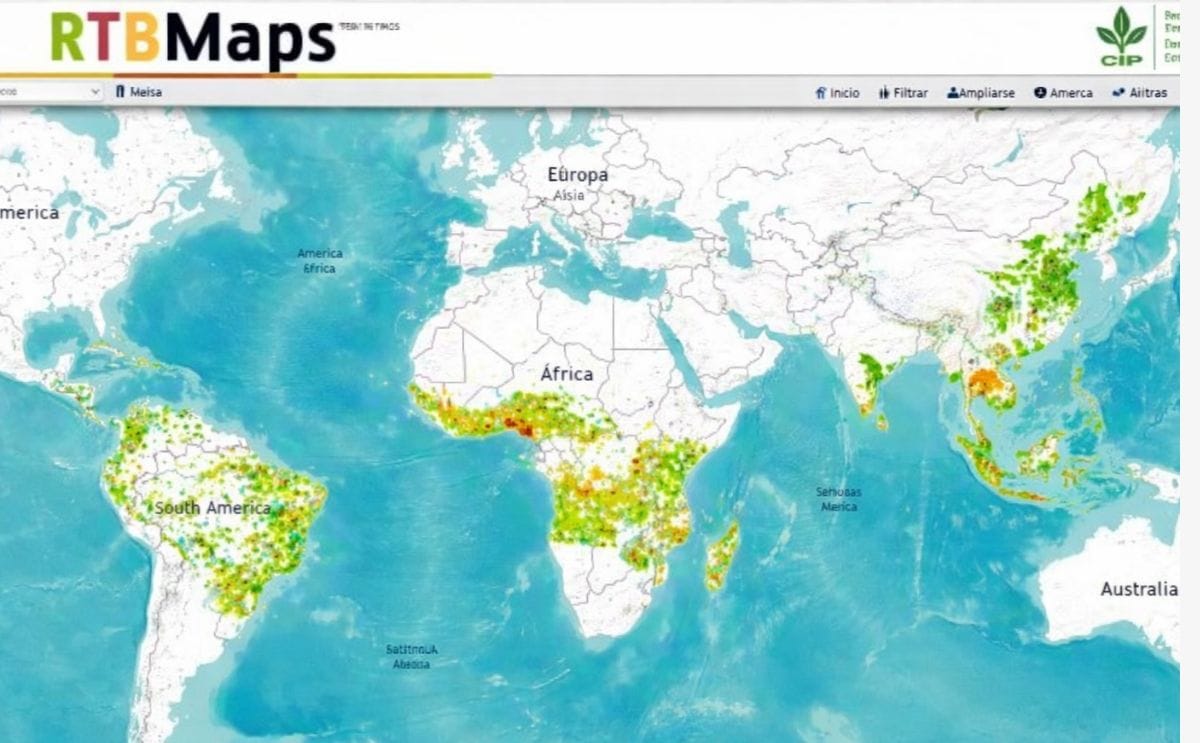 Sistema de mapas del programa de Raíces Sistema de mapas del programa de Raíces