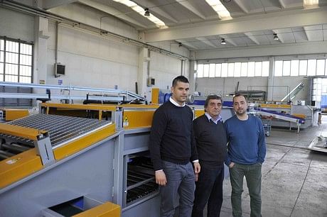 Left to right: Peter Calisesi, Riziero and Ruggero Ricci.