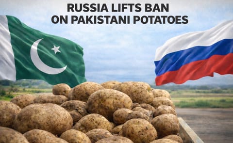 Pakistan resumes potato exports to Russia after lifting of phytosanitary restrictions, supporting growers and stabilizing surplus supply Pakistan resumes potato exports to Russia after lifting of phytosanitary restrictions, supporting growers and stabilizing surplus supply