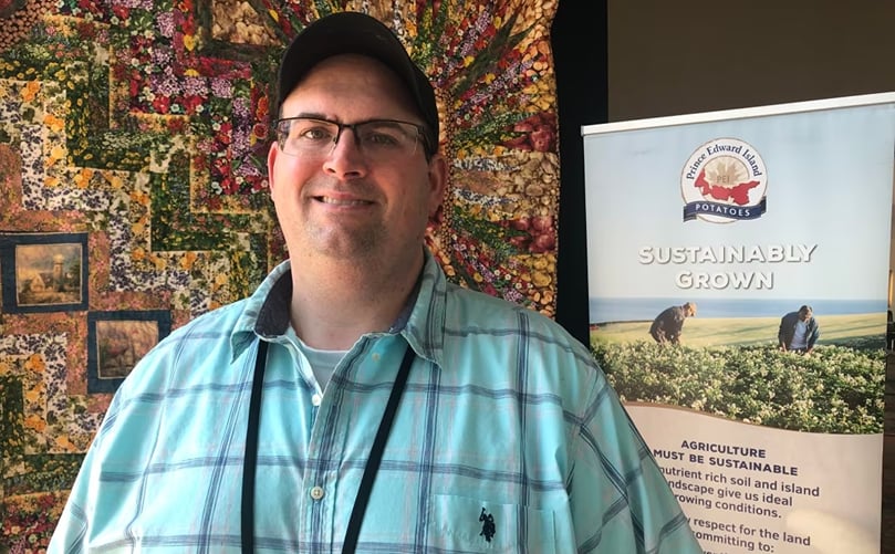 Ryan Barrett said it's key to find new tools to manage weeds to avoid becoming too reliant on one method. Courtesy: CBC Ryan Barrett said it's key to find new tools to manage weeds to avoid becoming too reliant on one method. Courtesy: CBC