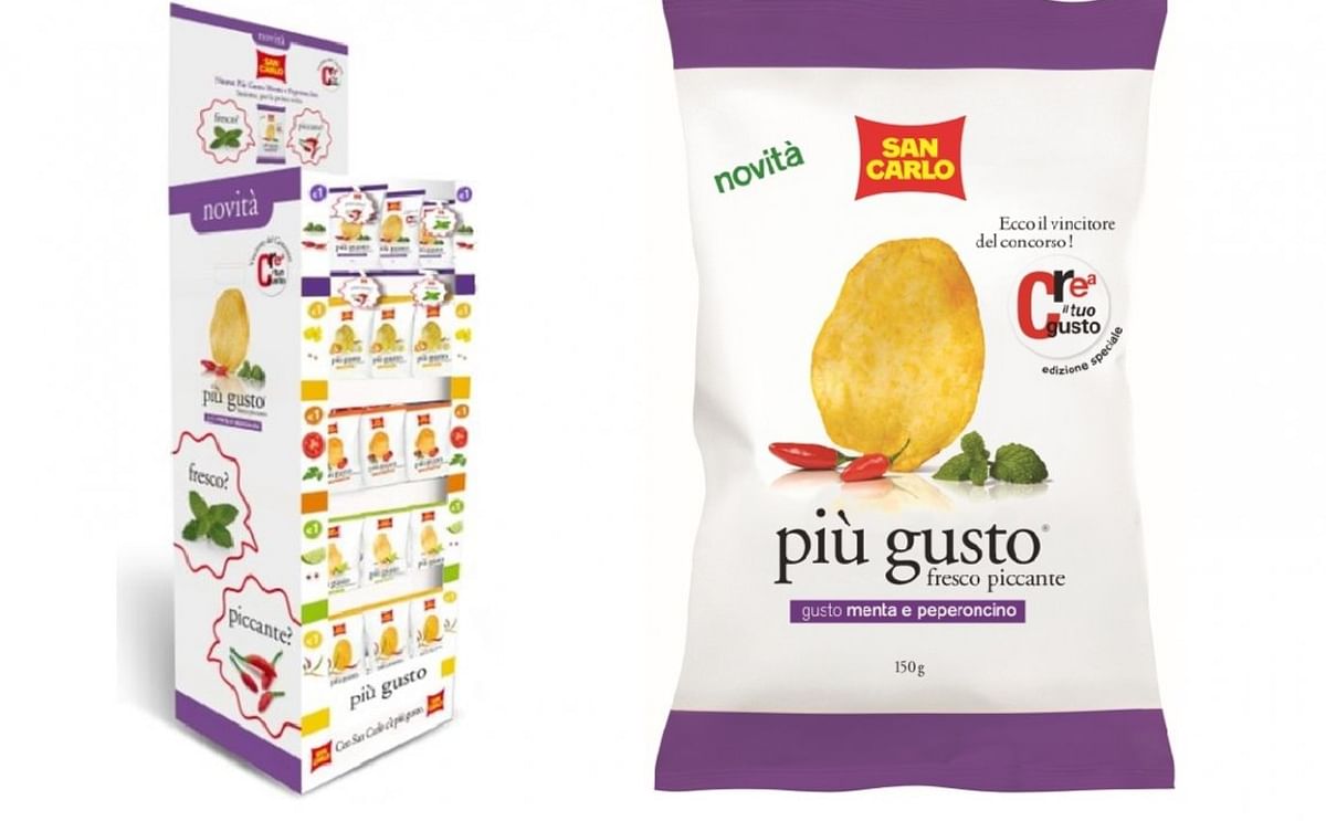 Più Gusto Mint and Chili Pepper: created by Italians, produced by San Carlo.