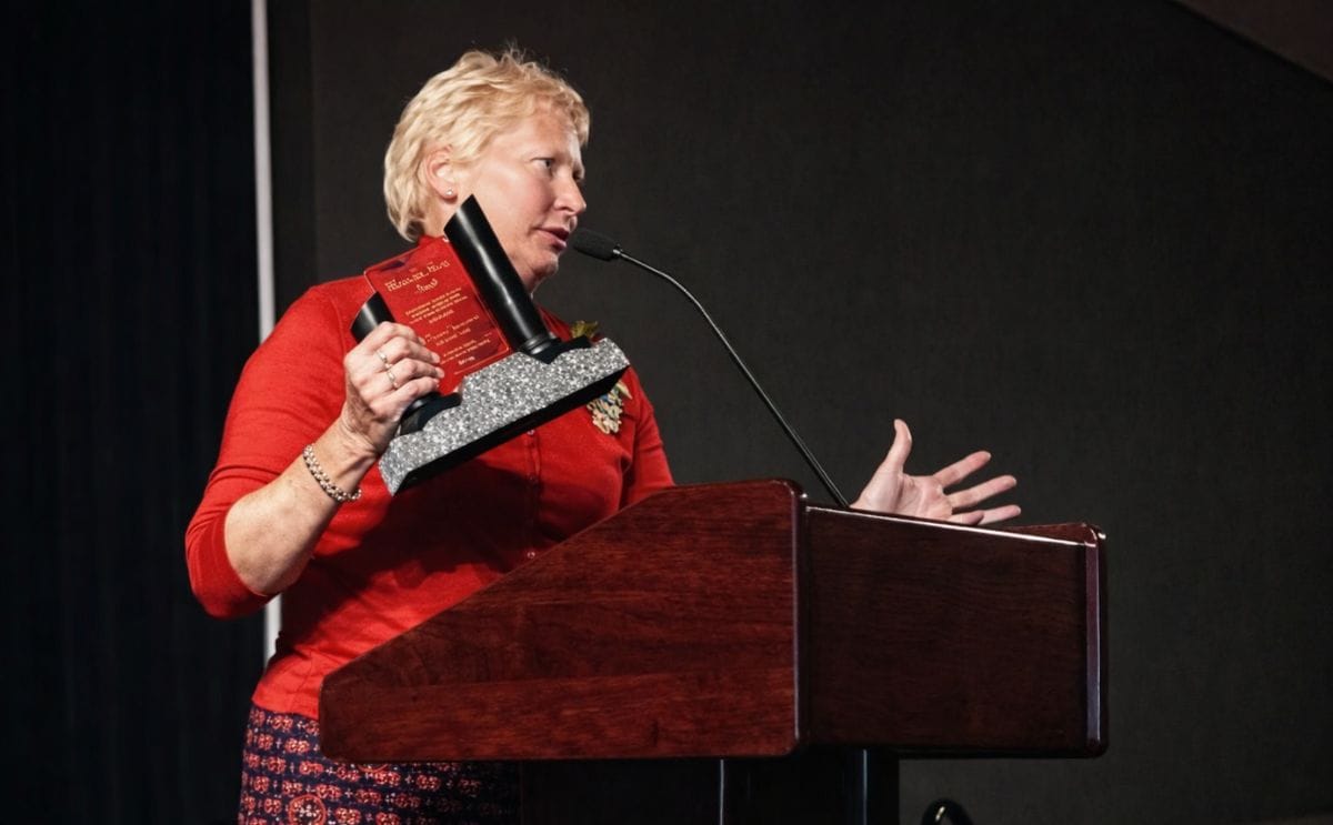 Sandi Aarestad Receives NPPGA's Meritorious Service Award