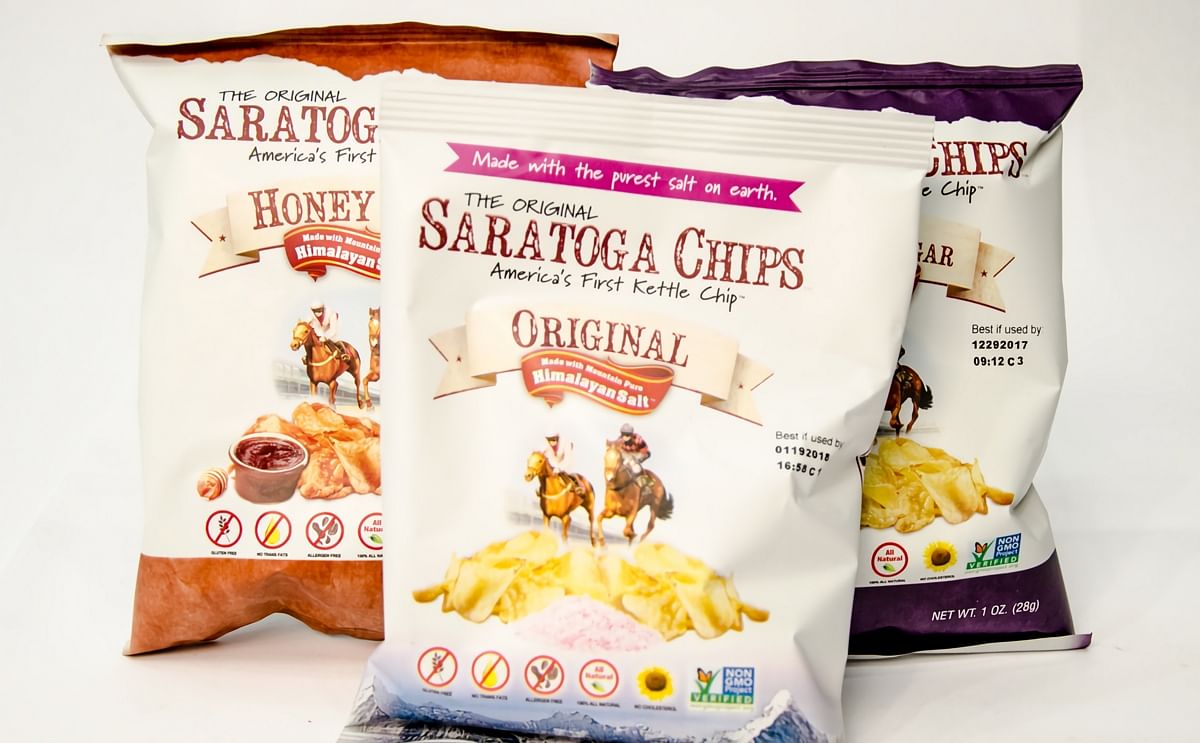 Saratoga Chip replaces regular salt by Mountain Pure Himalayan pink salt