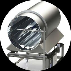 Rotating Electrostatic Drum