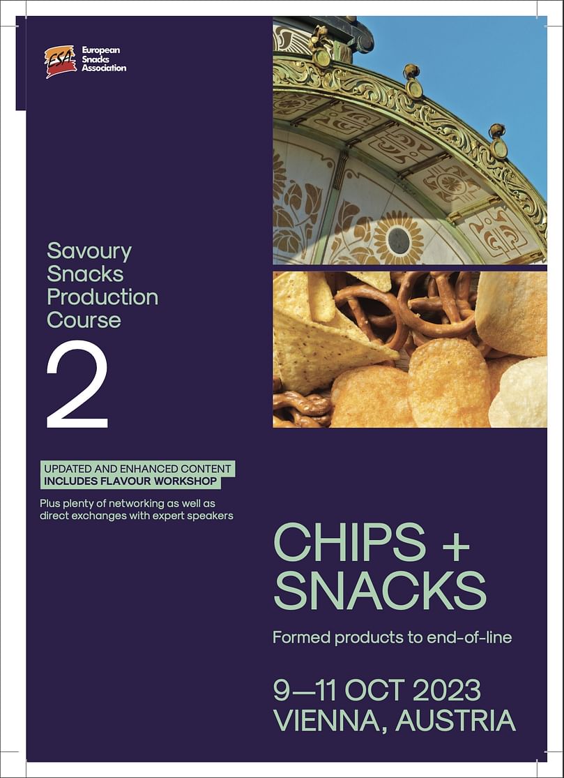 Brochure and the Booking Form of the Savoury Snacks Production Course 2 Report Title here