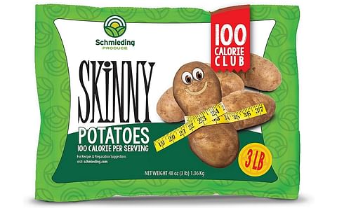 Schmieding Produce Launches New 100 Calorie - Skinny Potato: Potatoes are sorted in such a way, that each potato has roughly a calorie content of 100 Calories