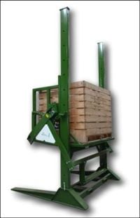 Box turnover machine