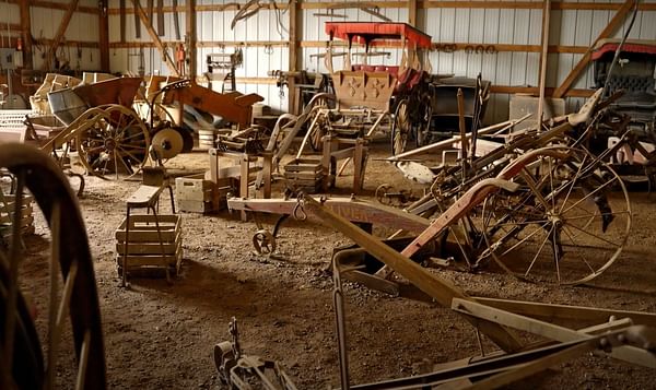 Potato Museum with antique equipment at Schroeder's Farms