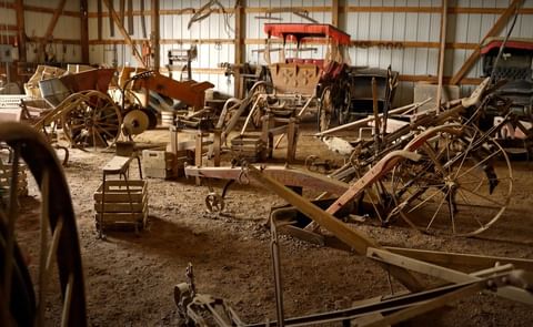 Potato Museum with antique equipment at Schroeder's Farms Potato Museum with antique equipment at Schroeder's Farms