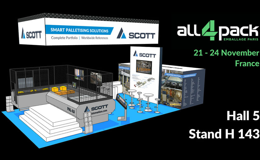 Scott Automation to showcase their new generation palletiser at ALL4PACK