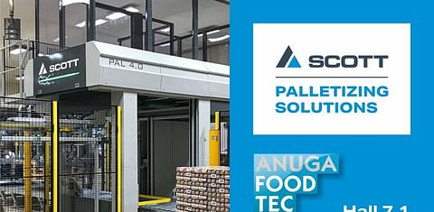 Scott Automation at Anuga FoodTec: Latest trends in food palletizing