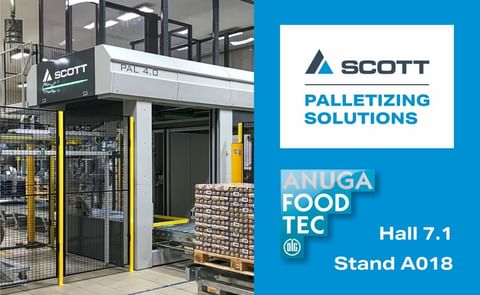 Scott Automation at Anuga FoodTec: Latest trends in food palletizing Scott Automation at Anuga FoodTec: Latest trends in food palletizing