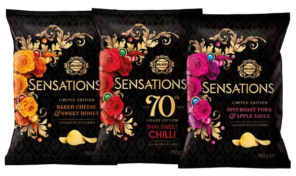 Walkers (UK) premium potato crisp brand Sensations adds special flavours for Queen’s jubilee