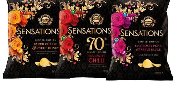 Walkers (UK) premium potato crisp brand Sensations adds special flavours for Queen’s jubilee