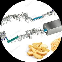 French fries processing line
