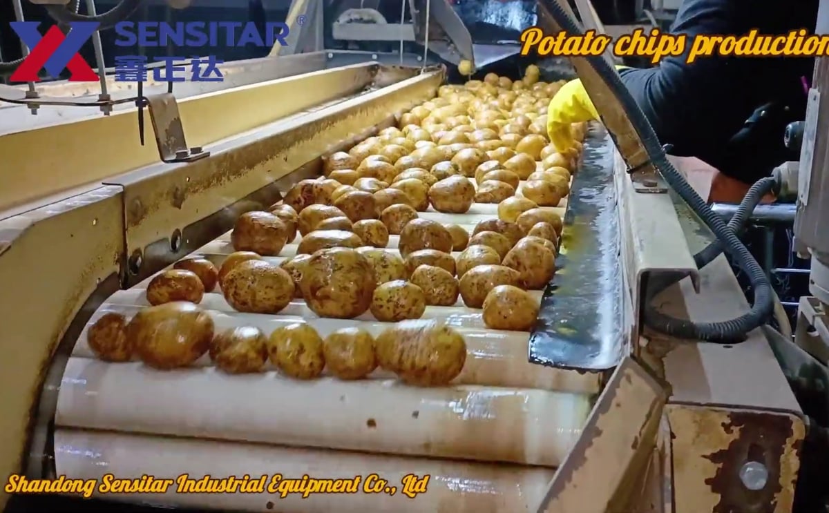 SENSITAR potato chips line, potato chips machines, high end technology