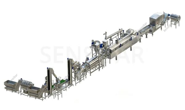 Sensitar Potato Chips Processing Line Sensitar Potato Chips Processing Line