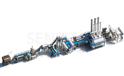 Sensitar Potato Flakes Processing Line Sensitar Potato Flakes Processing Line
