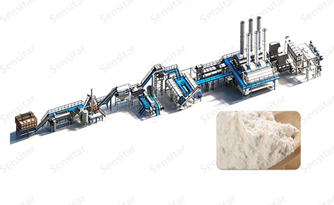 Sensitar Potato Flakes Processing Line Sensitar Potato Flakes Processing Line